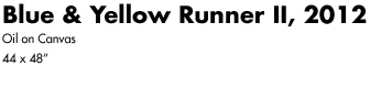 Blue & Yellow Runner II